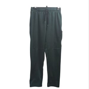 Head Joggers Drawstring Sweatpants Track Gym Green Zip Up Pockers Fleece Size M